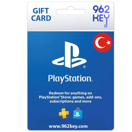 بطاقات هدايا بلاي ستيشن تركي (TRY) PlayStation Gift Cards Turkey
